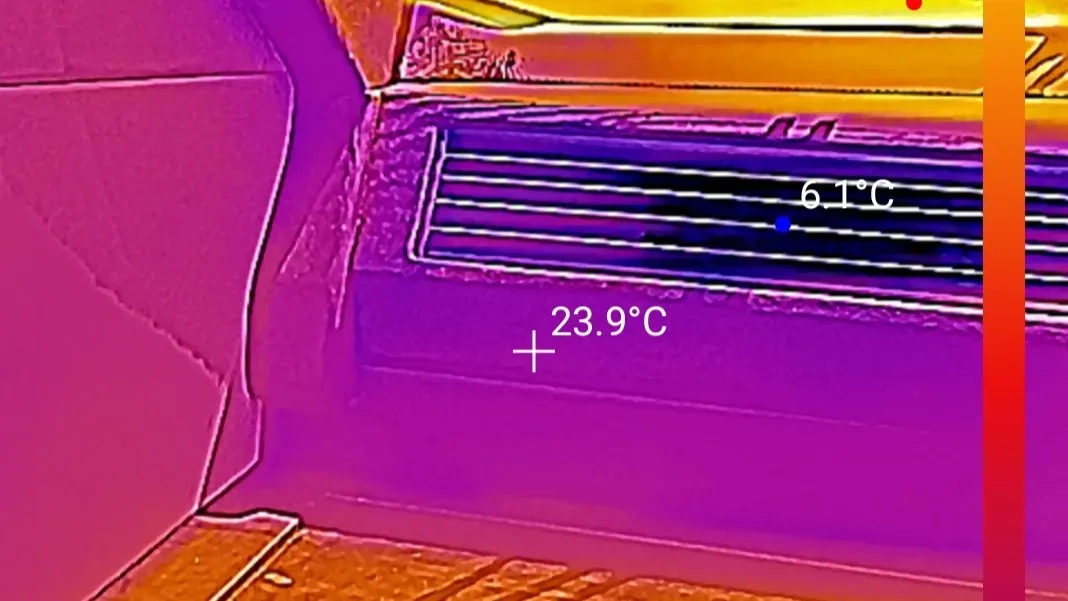 Makine dairesinde 23,9 °C